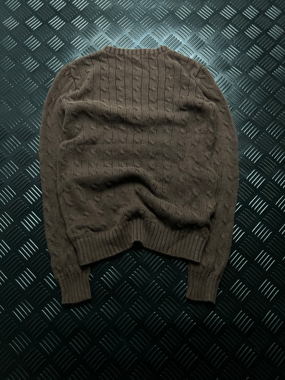 Ralph Lauren Sport: Jersey trenzado marrón