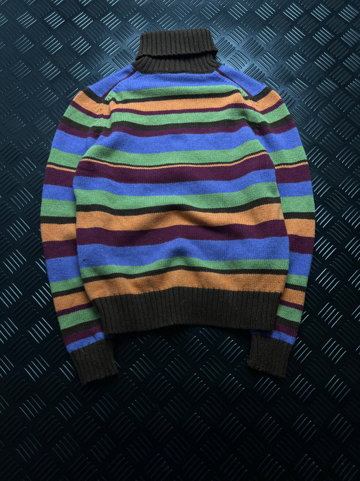 Lacoste: Jersey de rayas multicolor con cuello alto