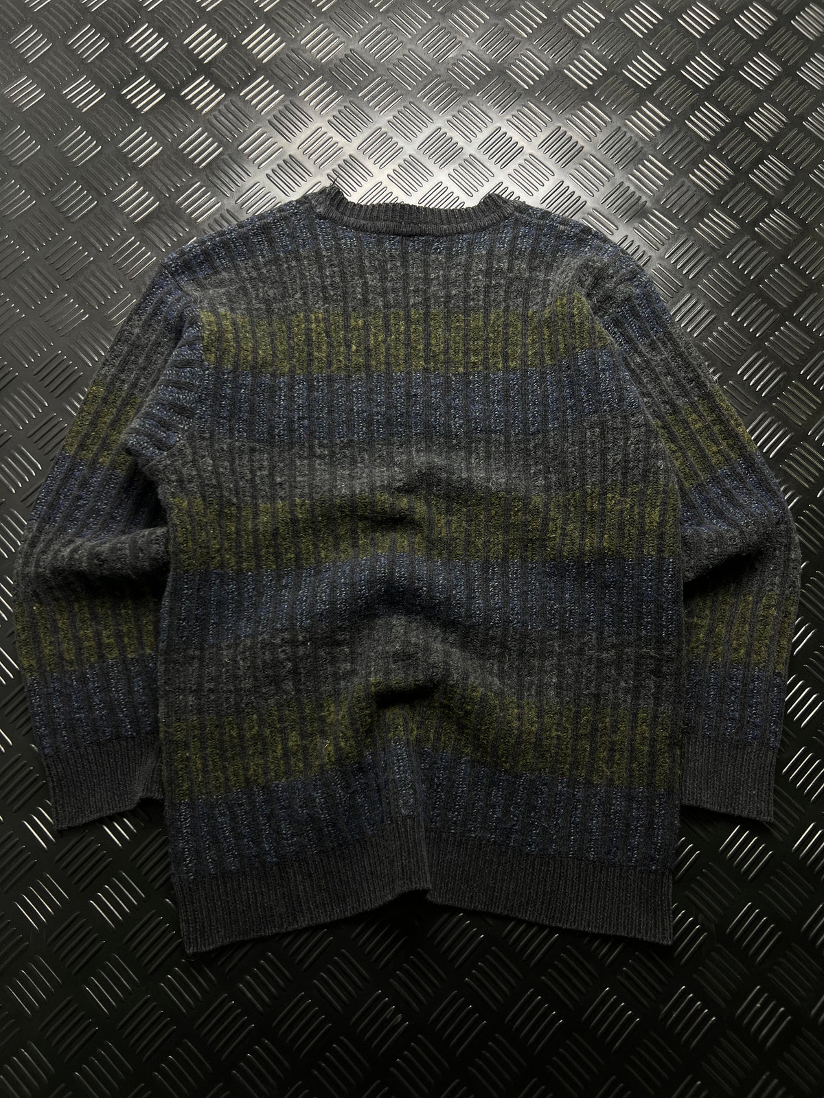 Lacoste: Jersey jaspeado de rayas azul y verde