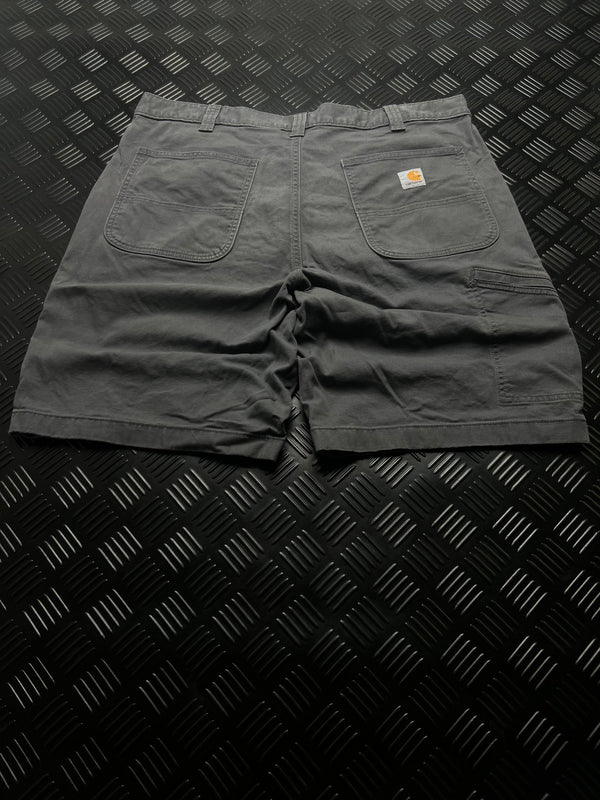 BERMUDAS RELAXED FIT CARHARTT · GRIS OSCURO — vista trasera