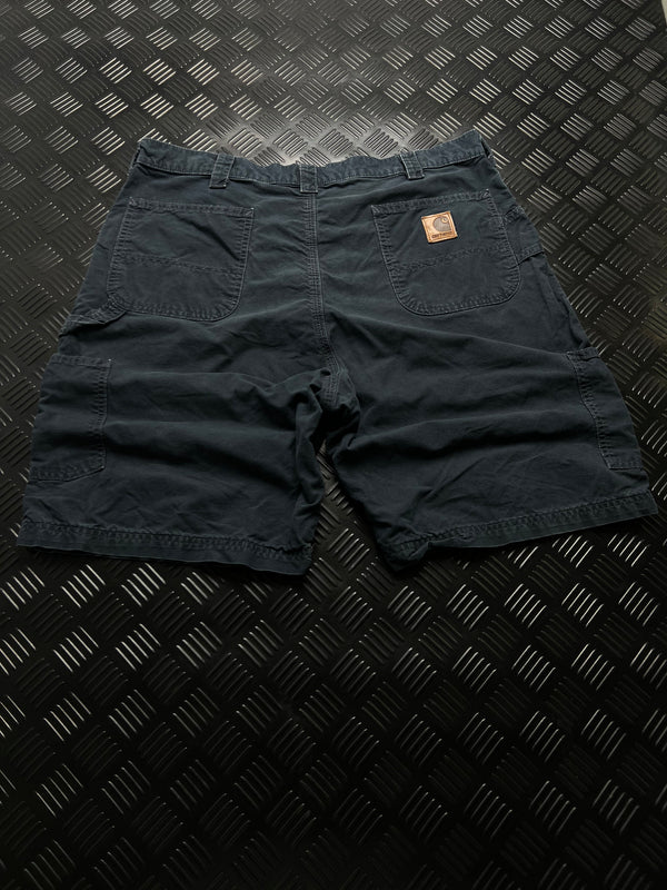BERMUDAS B147 CARHARTT · AZUL MARINO — vista trasera