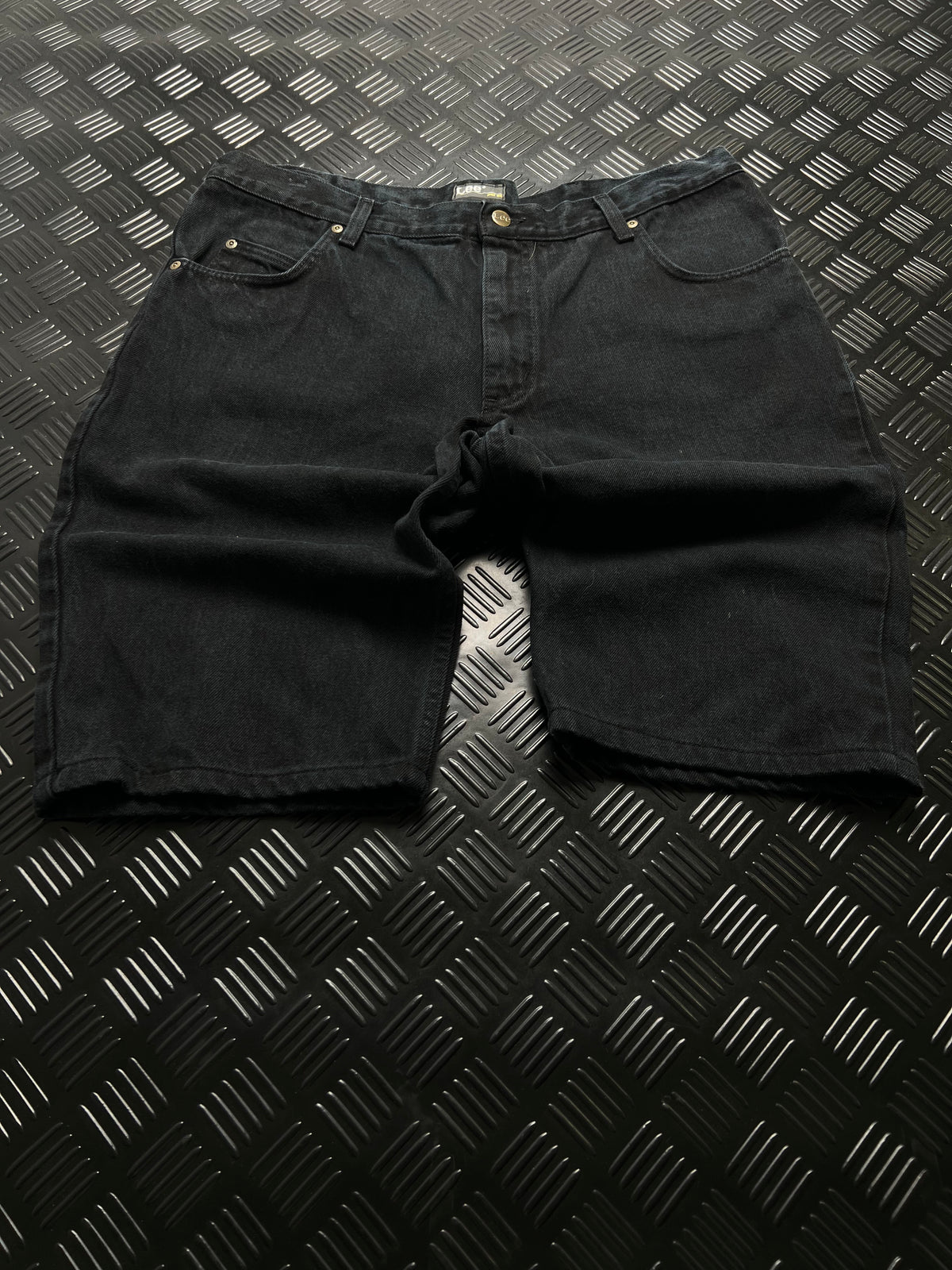 BERMUDAS VAQUERAS BROOKLYN LEE · NEGRO — vista delantera