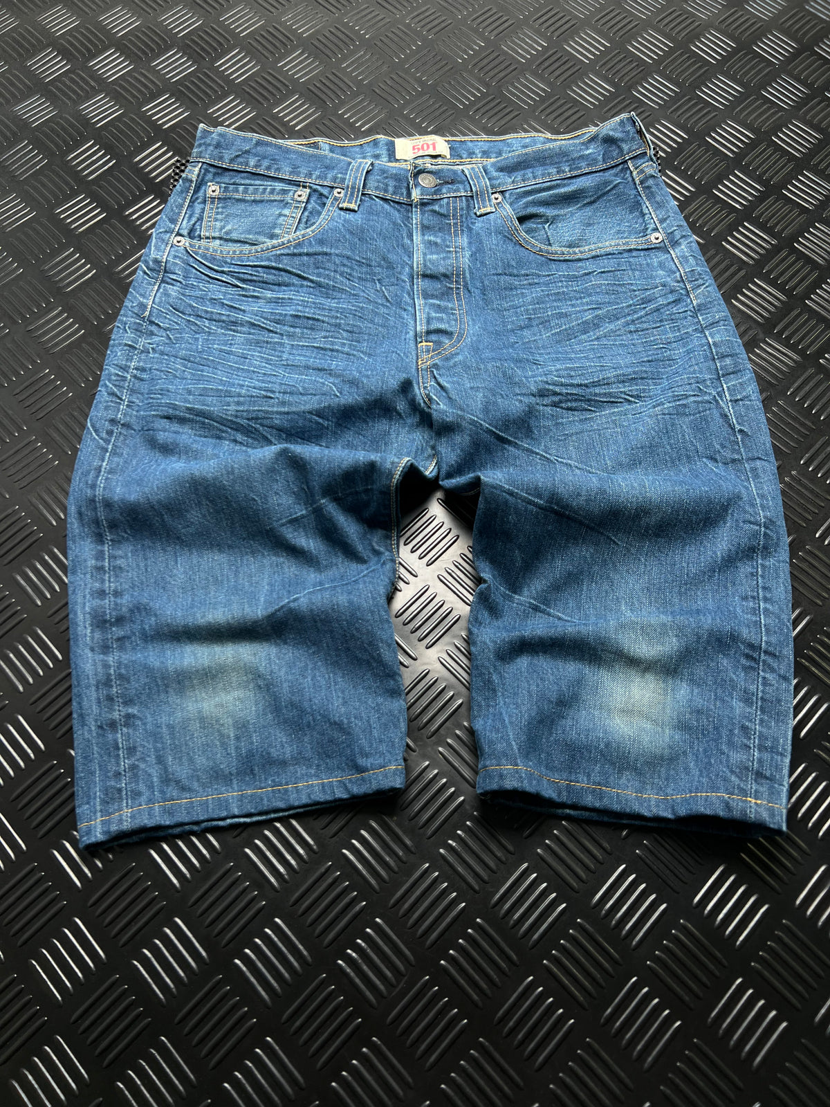 BERMUDAS VAQUERAS 501 LEVI'S · AZUL — vista delantera