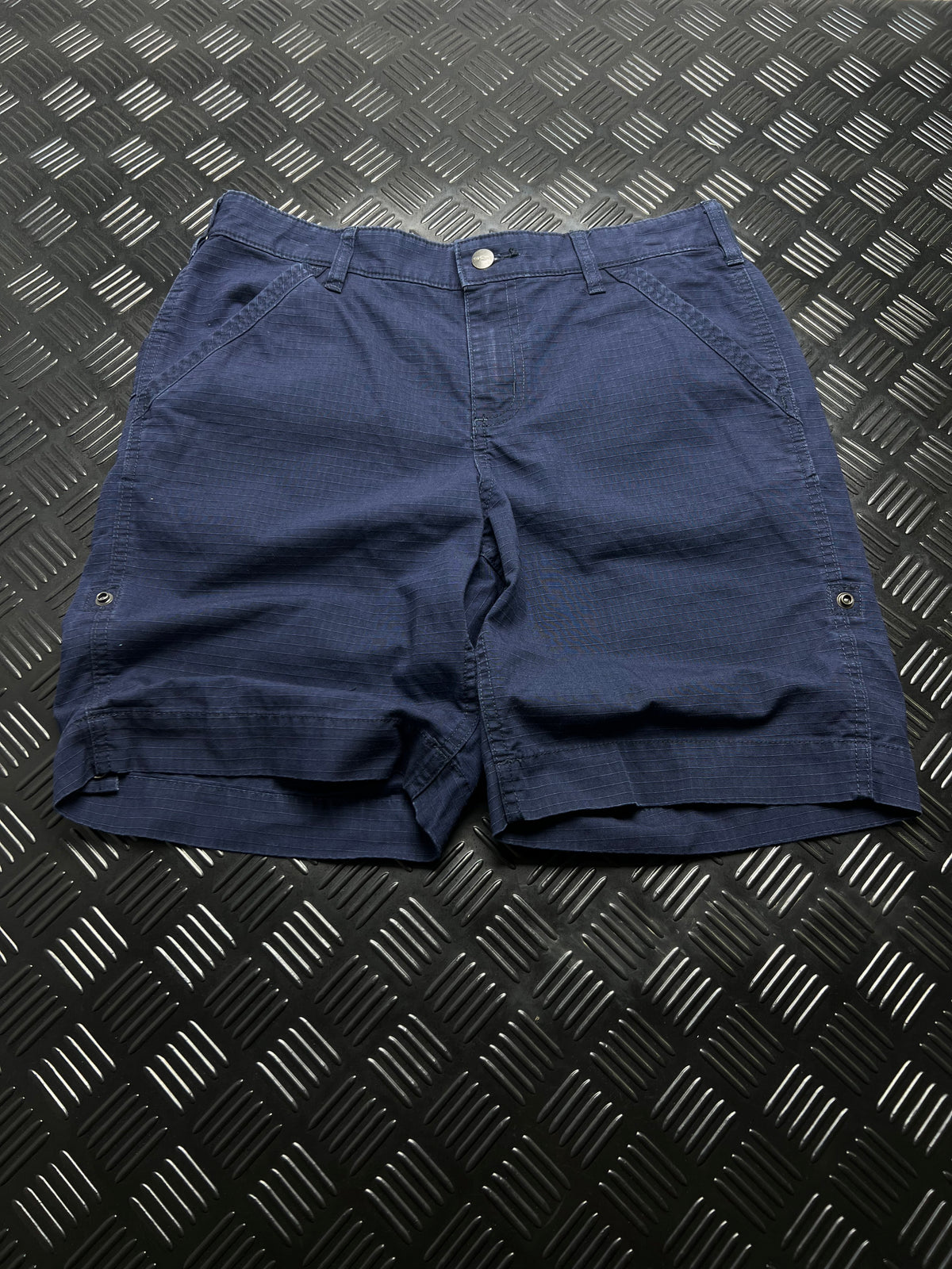 BERMUDAS ORIGINAL FIT CARHARTT · AZUL MARINO — vista delantera
