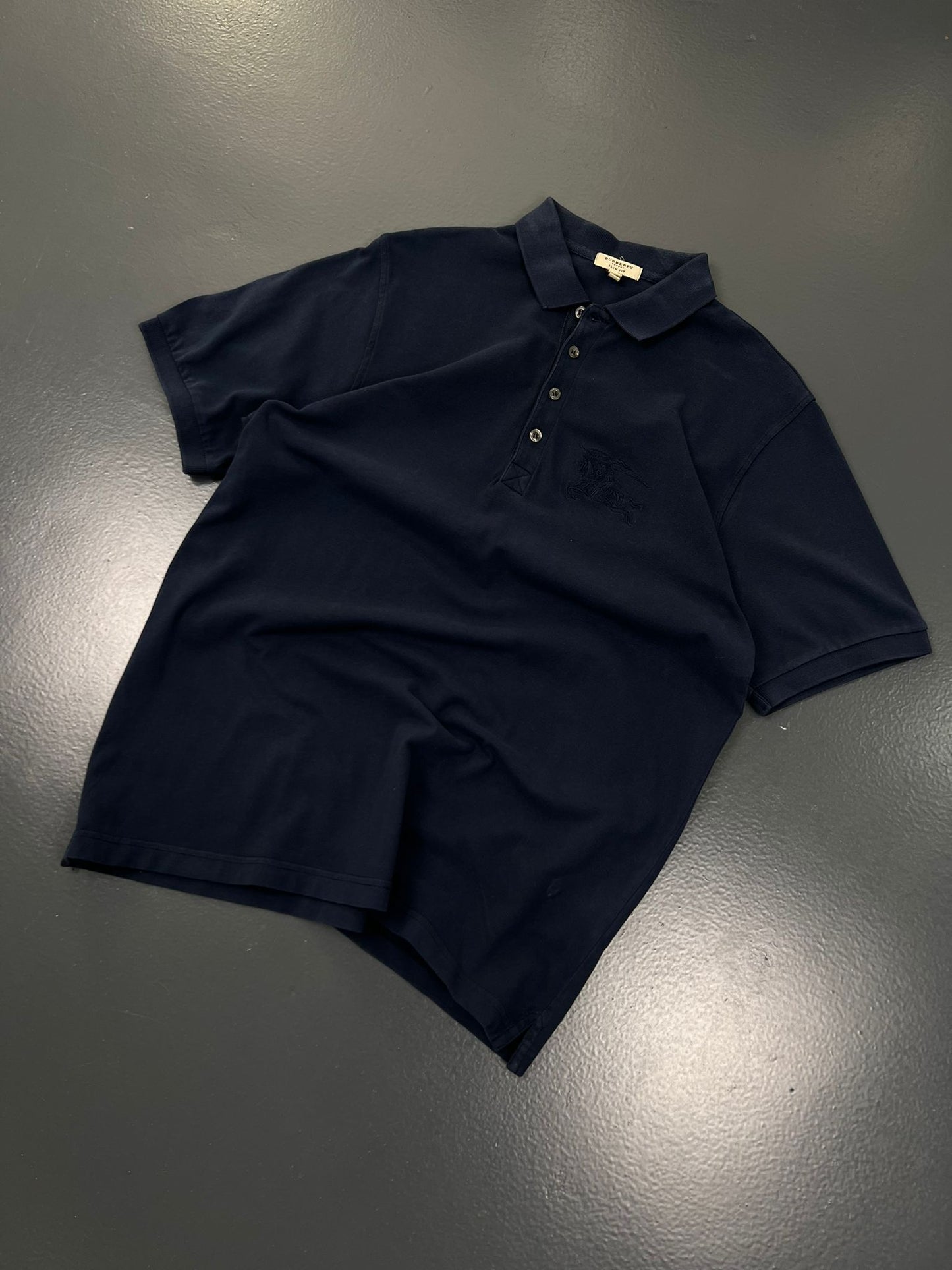 POLO BURBERRY VINTAGE NAVY BLUE