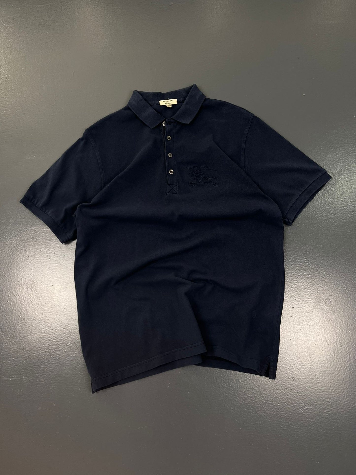 POLO BURBERRY VINTAGE NAVY BLUE