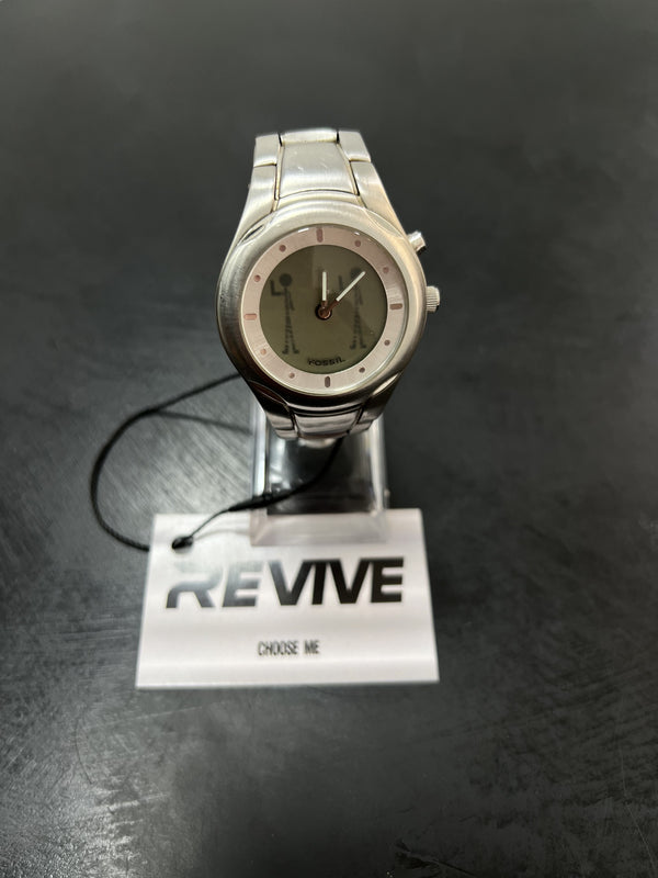 RELOJ FOSSIL CON ESFERA ROSA
